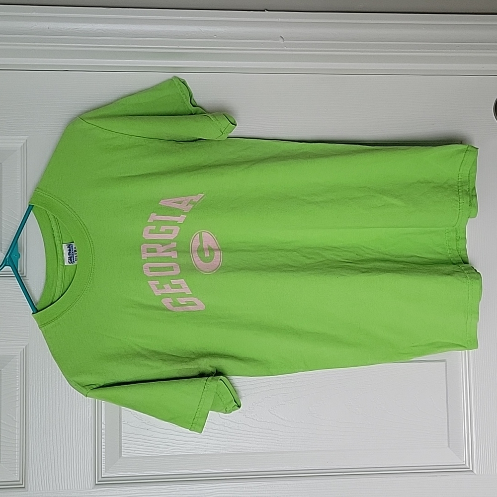 EUC UNISEX Green GEORGIA shirt